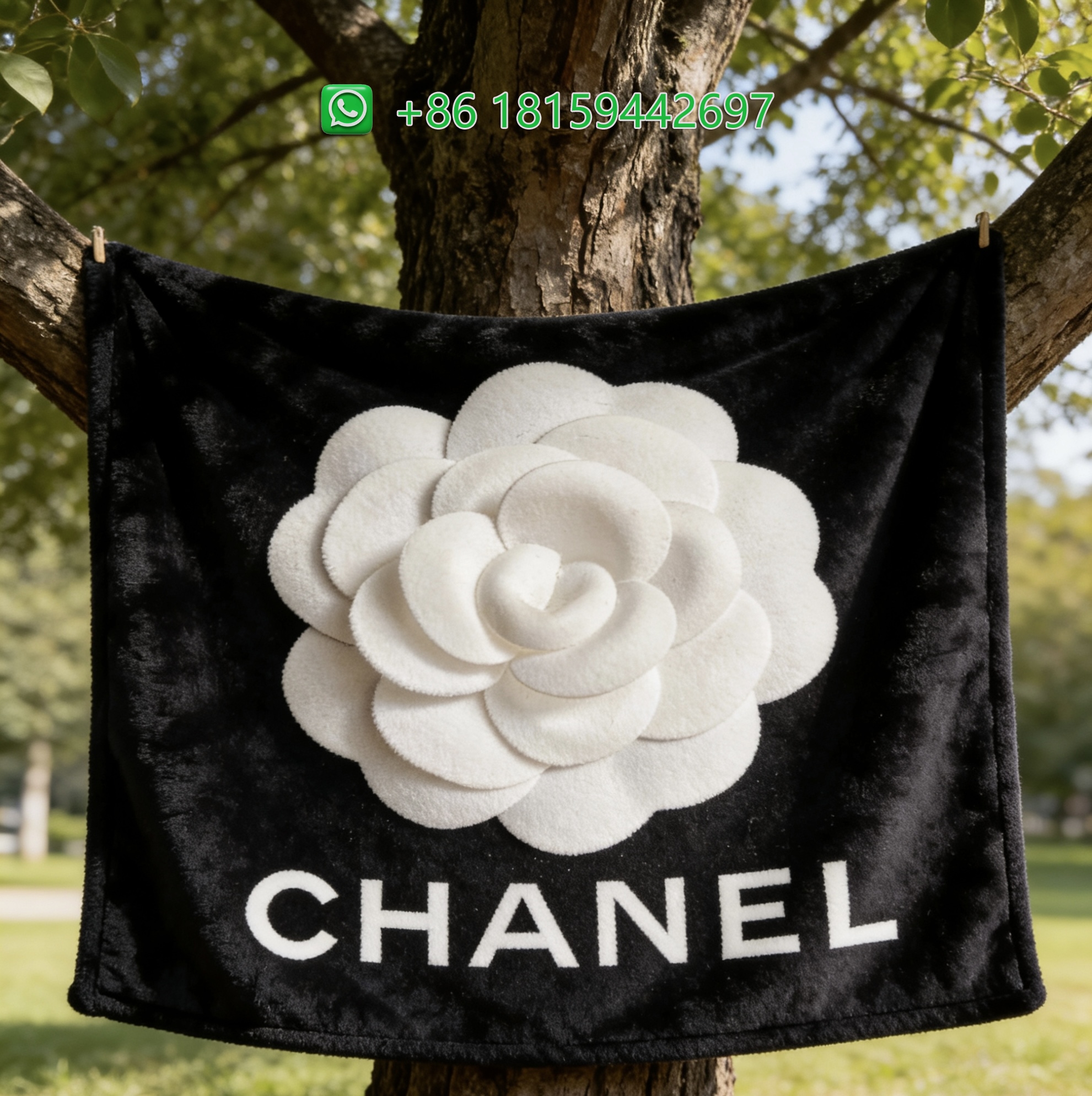 Chanel Throw Blankets